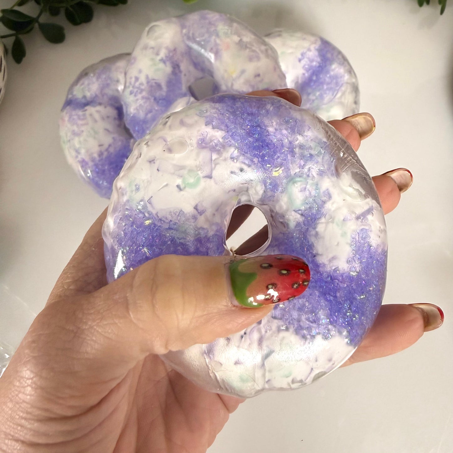 Violet Creme Donut